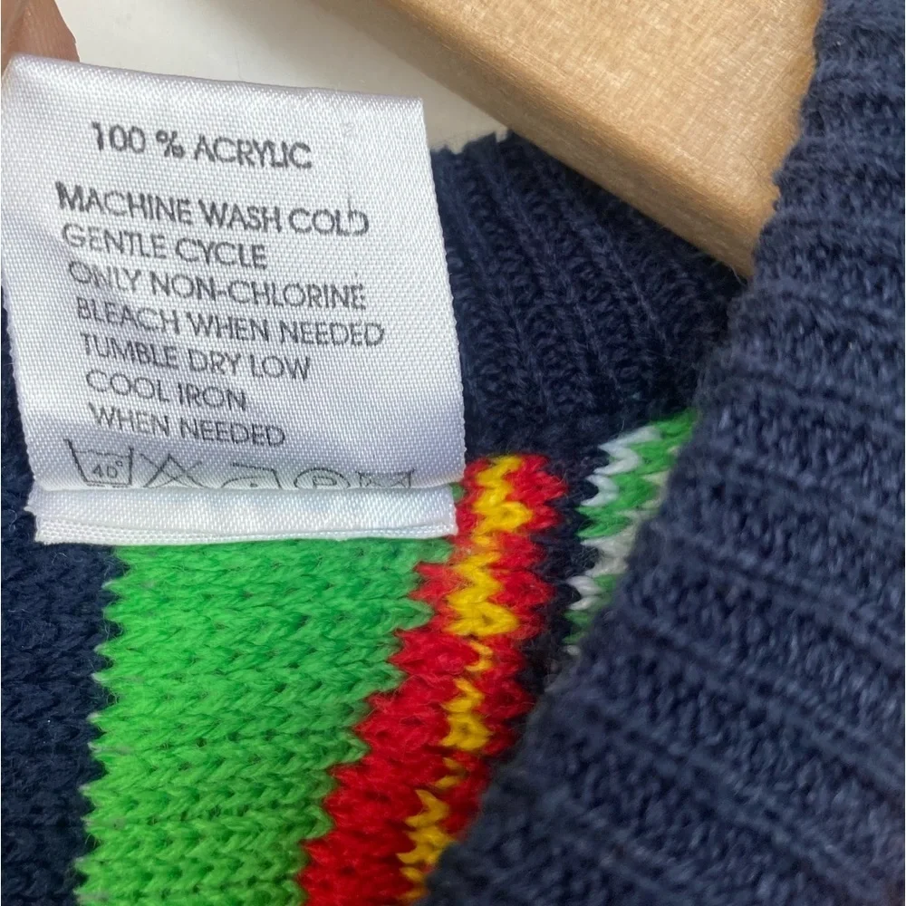 3D 90s Sweater‎ Vest V-neck Colorful